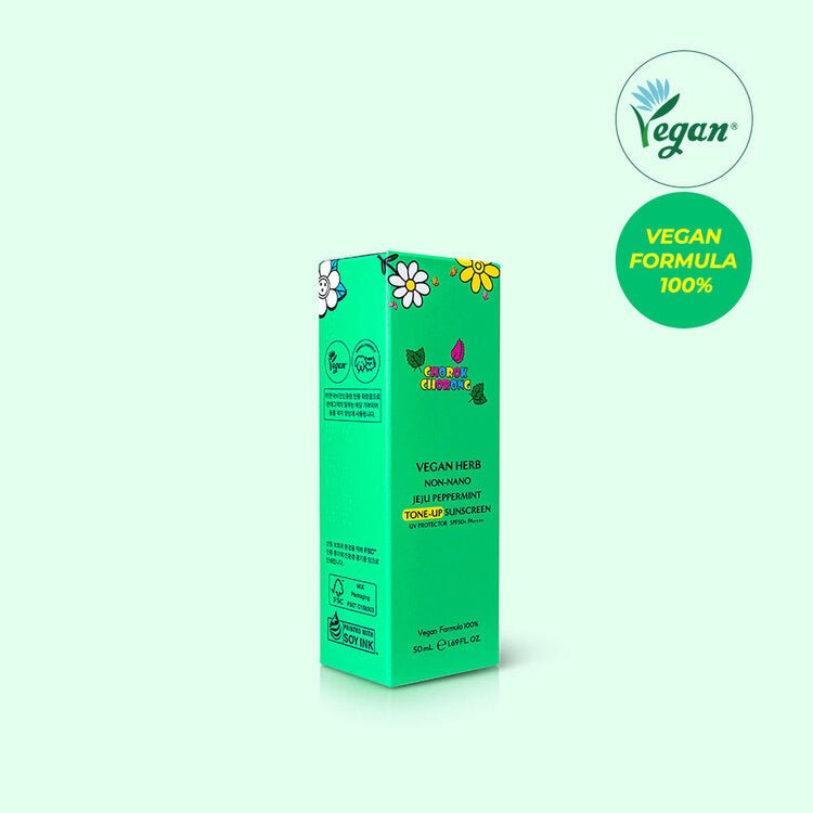 Chorock Chorong - Vegan Herb. Jeju Peppermint Tone-up Sunscreen