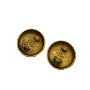Chanel | CC logo Clip-on Earrings | Gold Plated