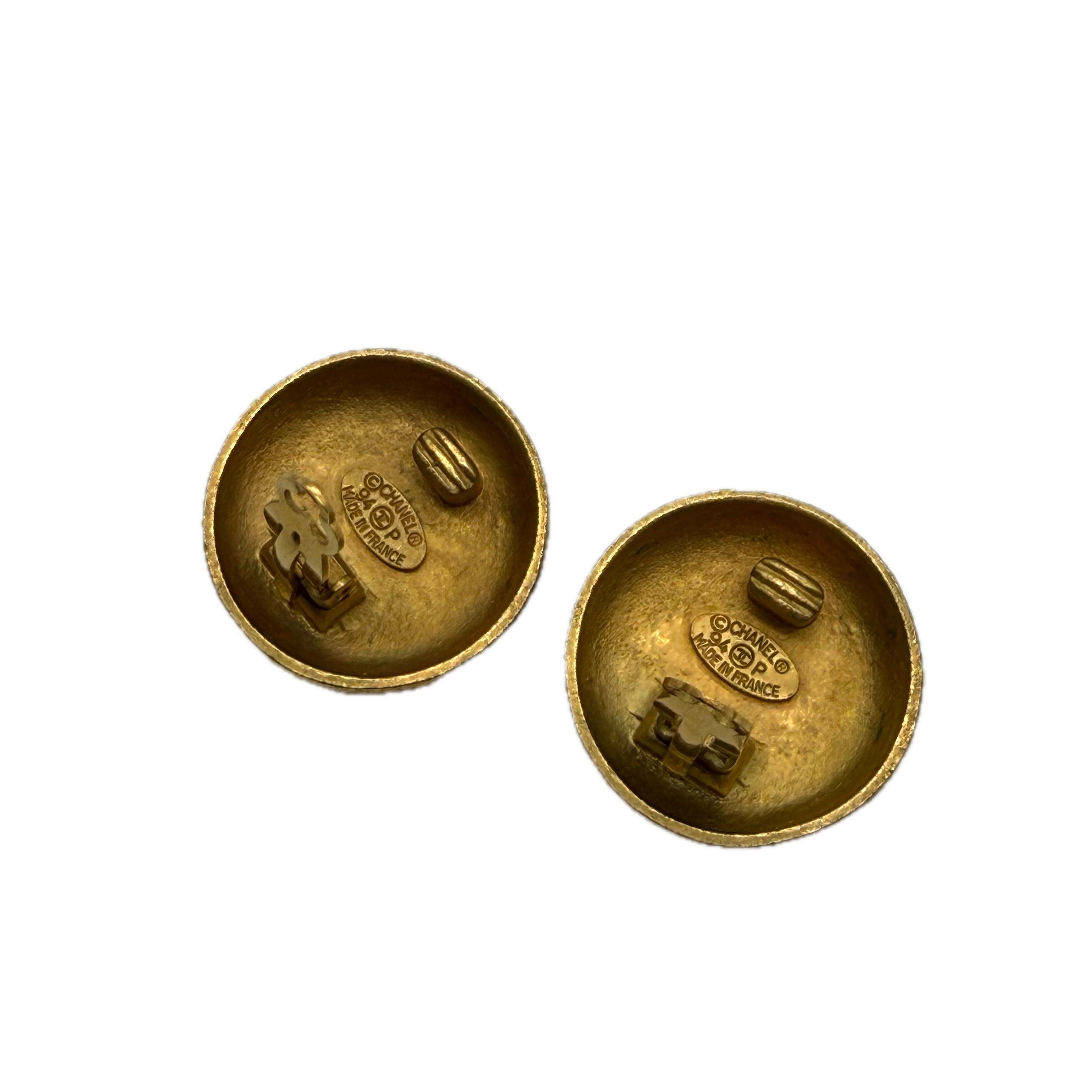 Chanel | CC logo Clip-on Earrings | Gold Plated
