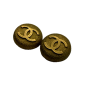 Chanel | CC logo Clip-on Earrings | Gold Plated