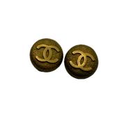 Chanel | CC logo Clip-on Earrings | Gold Plated