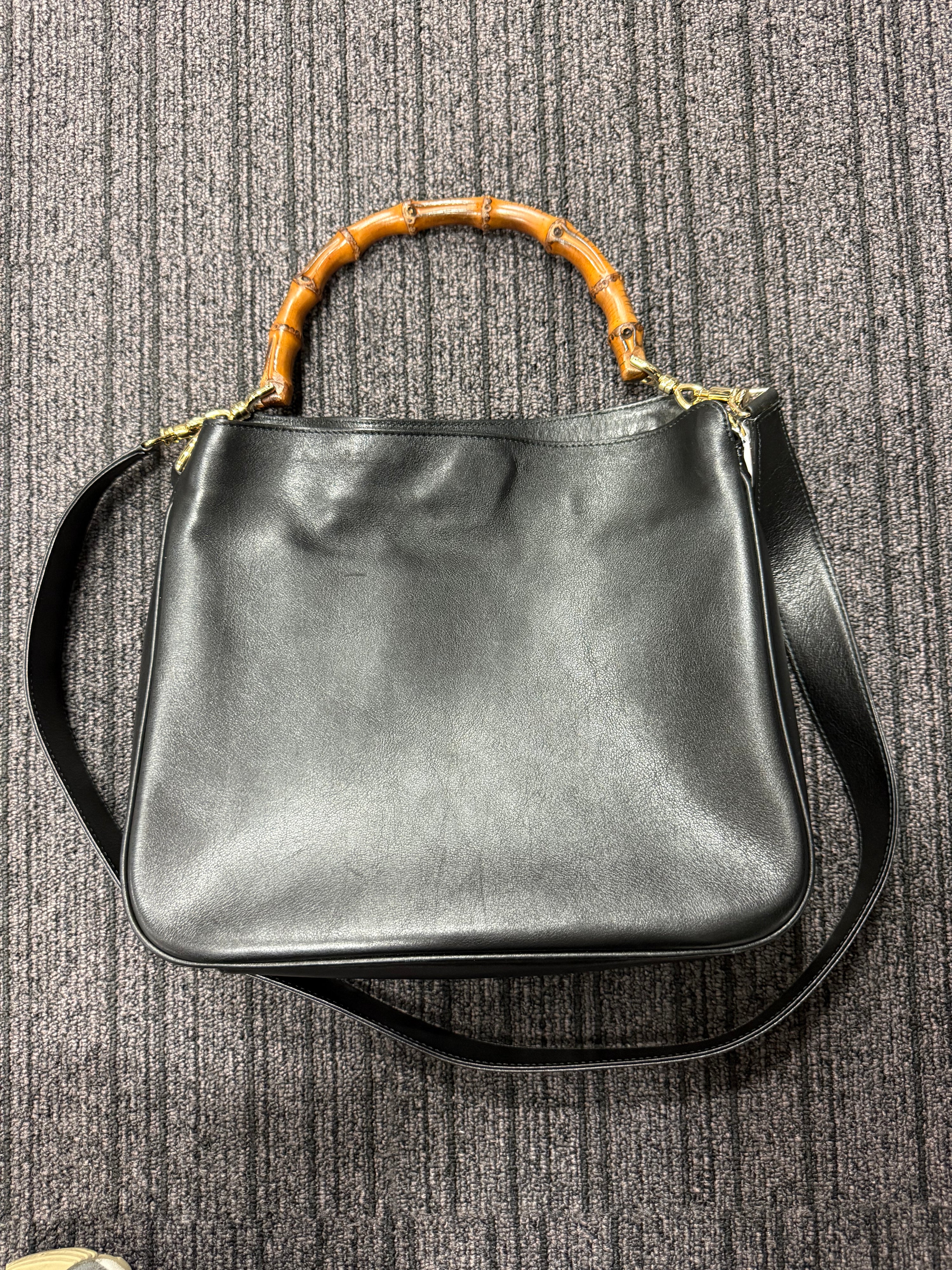 _super.skin_ Gucci tote with bamboo handle JP