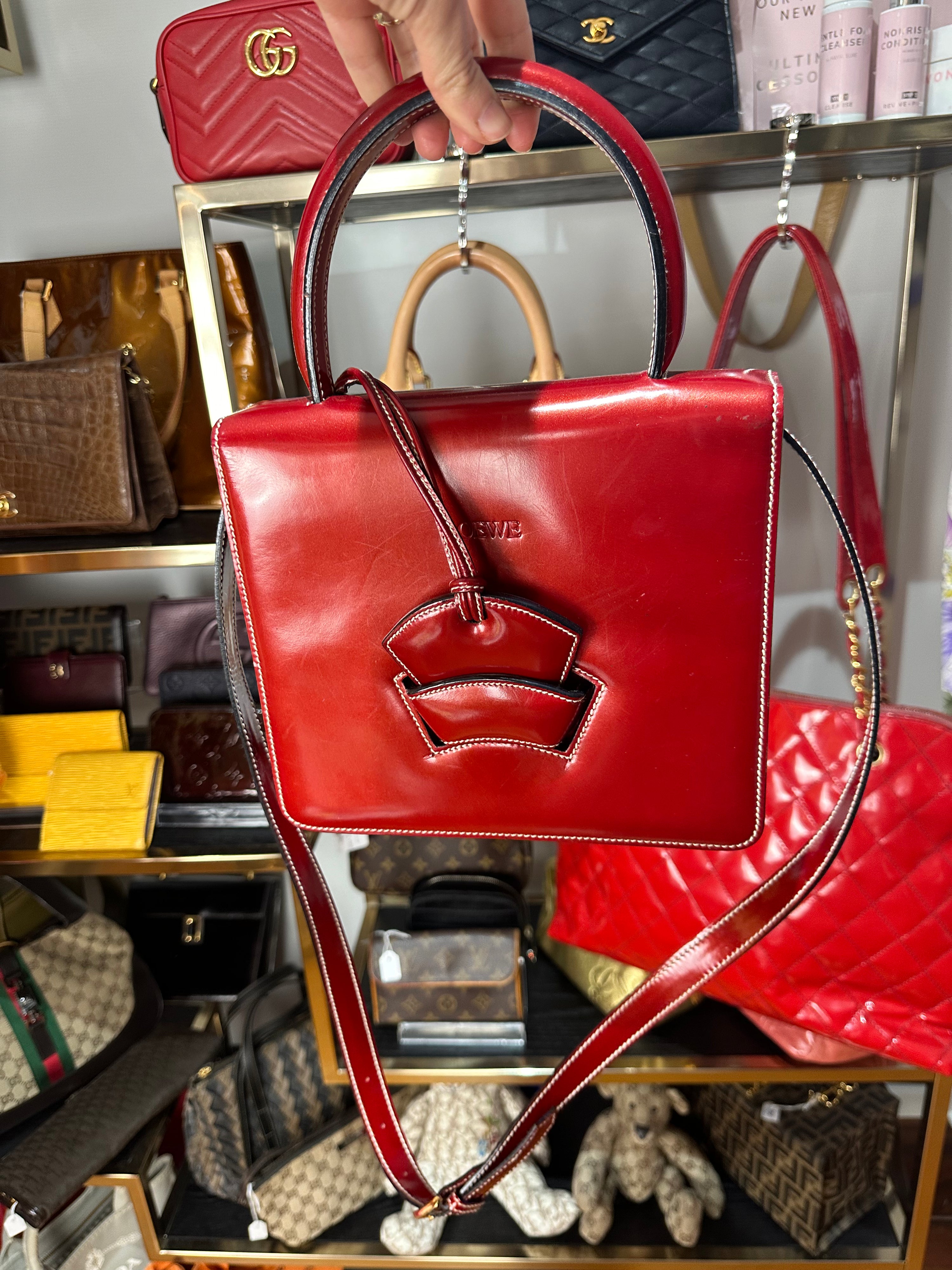 Loewe Red Crossbody