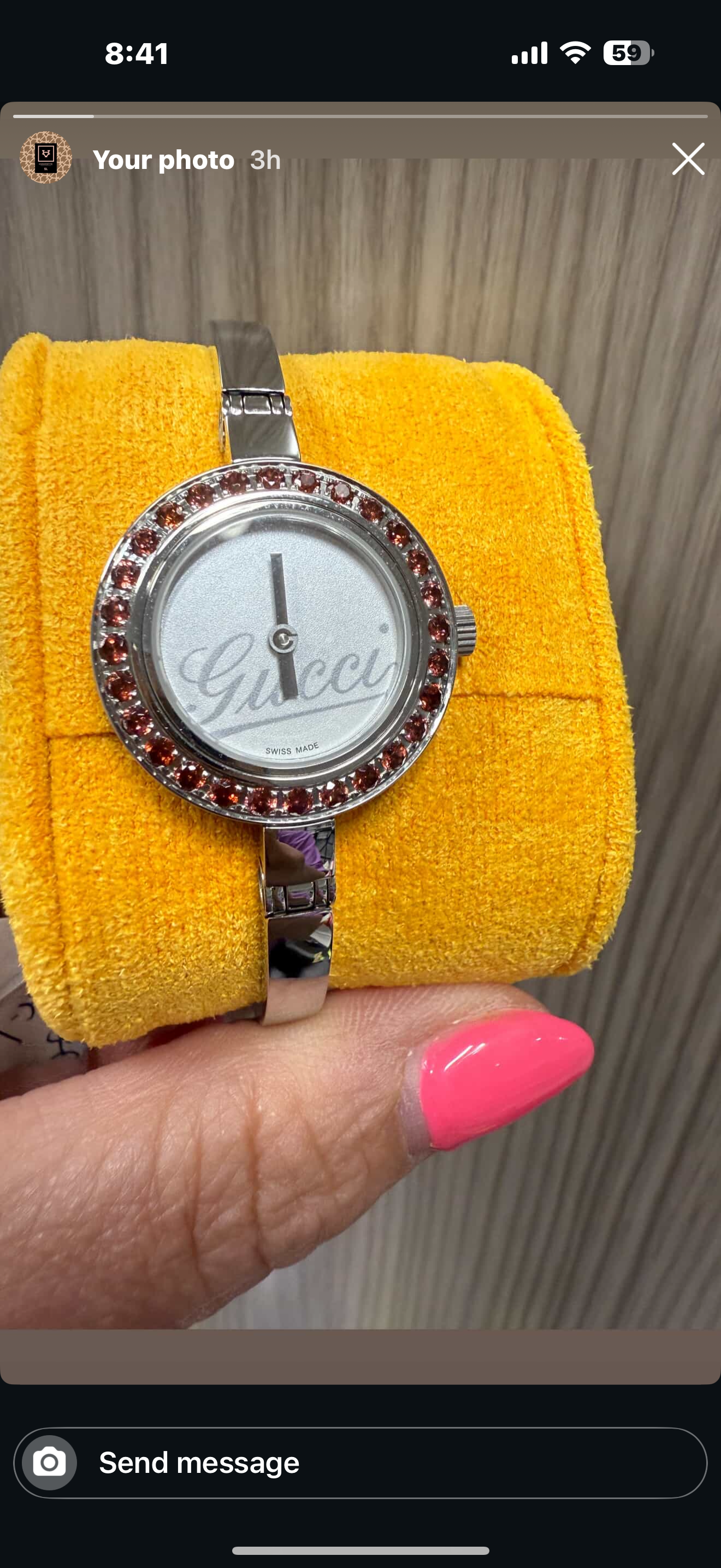 Gucci watch - Vicky Rigas - jp
