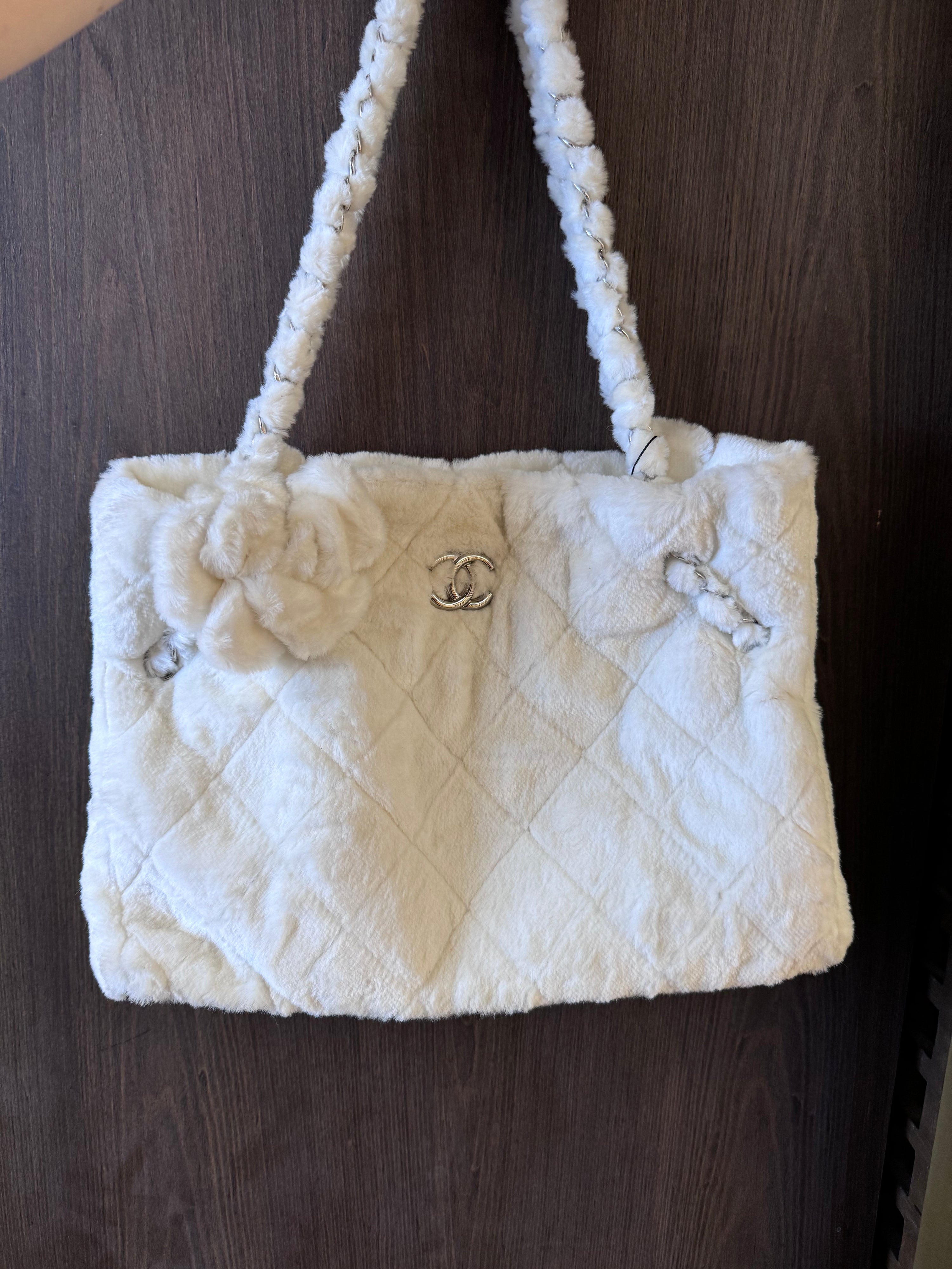 Chanel Fur Tote Bag