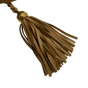 Chanel Vintage CC Tassel Camera Bag | Beige Lambskin | Gold Hardware