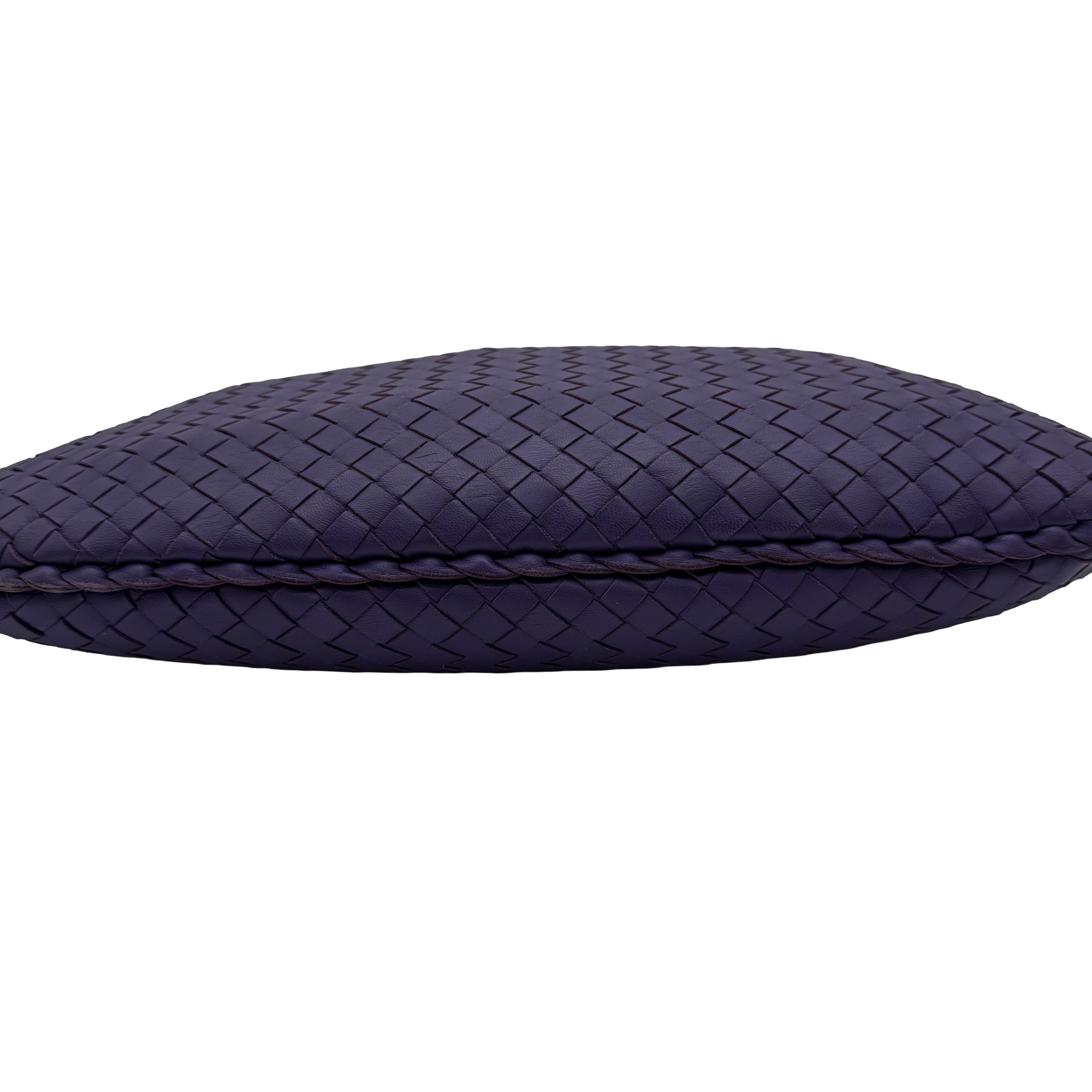 Bottega Veneta Intrecciato Veneta Hobo Large | Purple | Gold Hardware