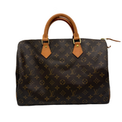 Louis Vuitton Speedy 35 | Monogram Canvas | Gold Hardware