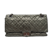 Chanel 2.55 Reissue 227 | Metallic Gunmetal Aged Calfskin | Ruthenium Hardware