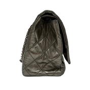 Chanel 2.55 Reissue 227 | Metallic Gunmetal Aged Calfskin | Ruthenium Hardware