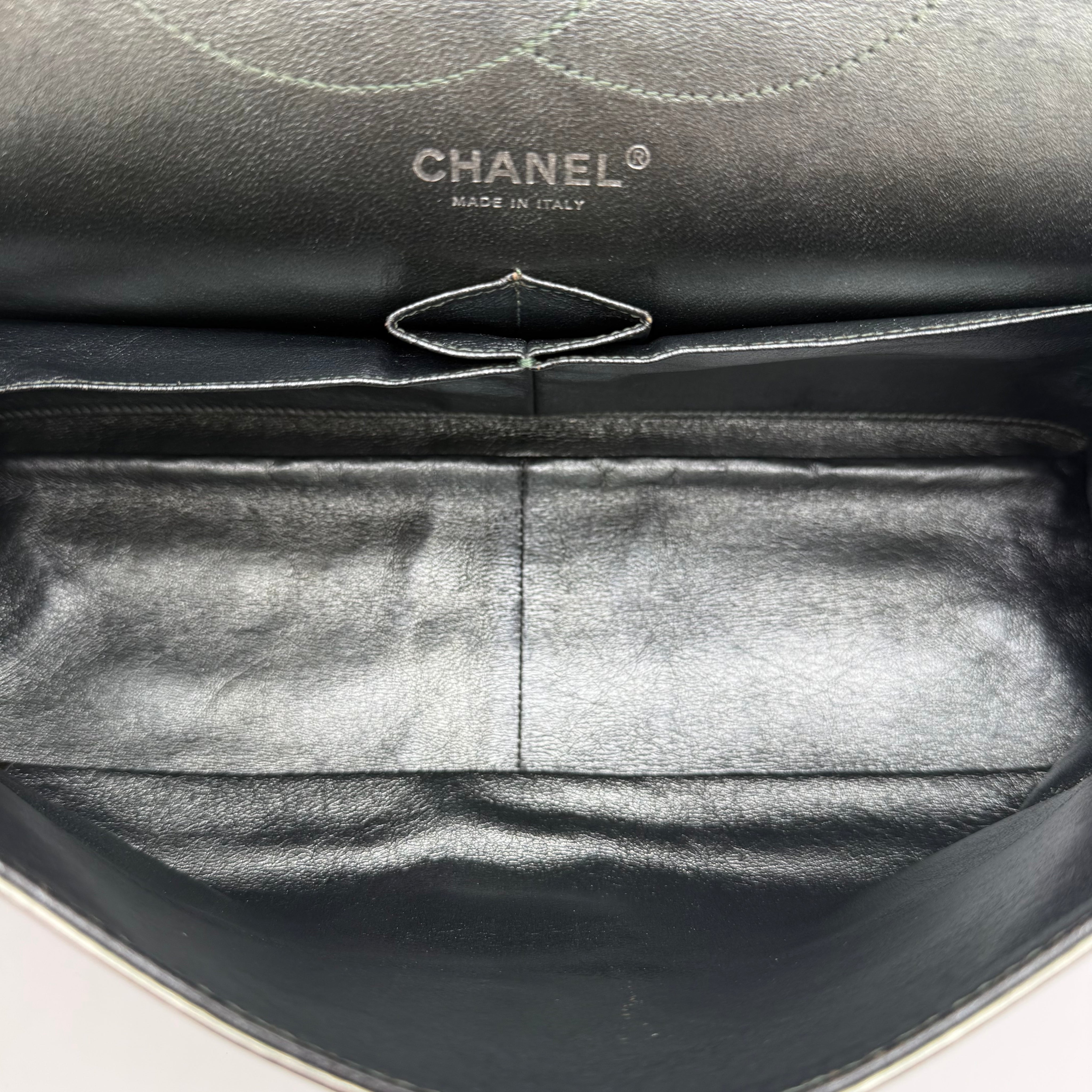 Chanel 2.55 Reissue 227 | Metallic Gunmetal Aged Calfskin | Ruthenium Hardware