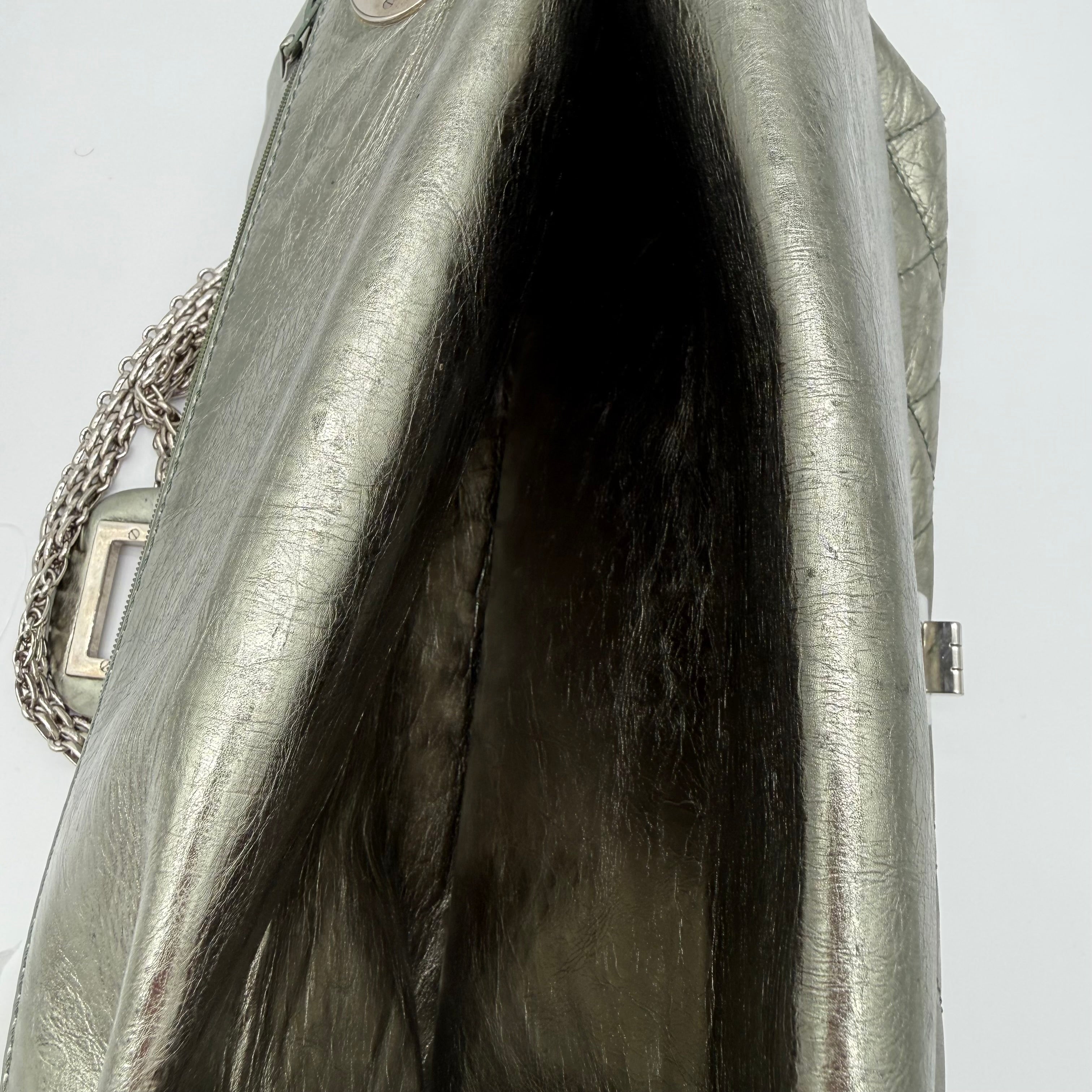 Chanel 2.55 Reissue 227 | Metallic Gunmetal Aged Calfskin | Ruthenium Hardware
