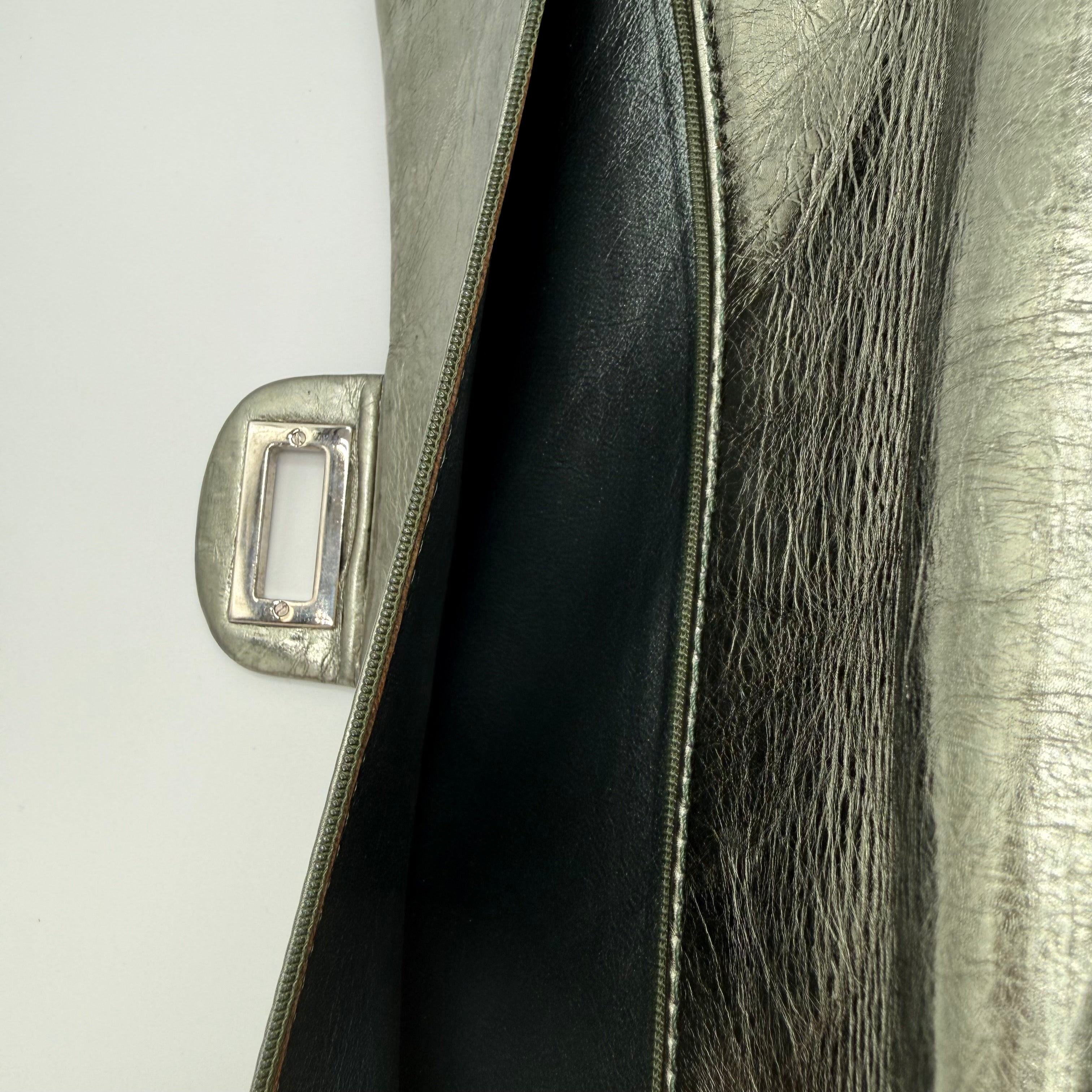 Chanel 2.55 Reissue 227 | Metallic Gunmetal Aged Calfskin | Ruthenium Hardware