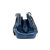 Chanel Vintage Mademoiselle Bowling Bag | Navy Caviar | Ruthenium Hardware