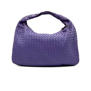 Bottega Veneta Intrecciato Veneta Hobo Large | Purple | Gold Hardware