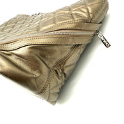 Chanel Vintage Cambon Quilted Tote | Metallic Bronze Aged Calfskin | Silver Hardware