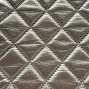 Chanel Vintage Cambon Quilted Tote | Metallic Bronze Aged Calfskin | Silver Hardware