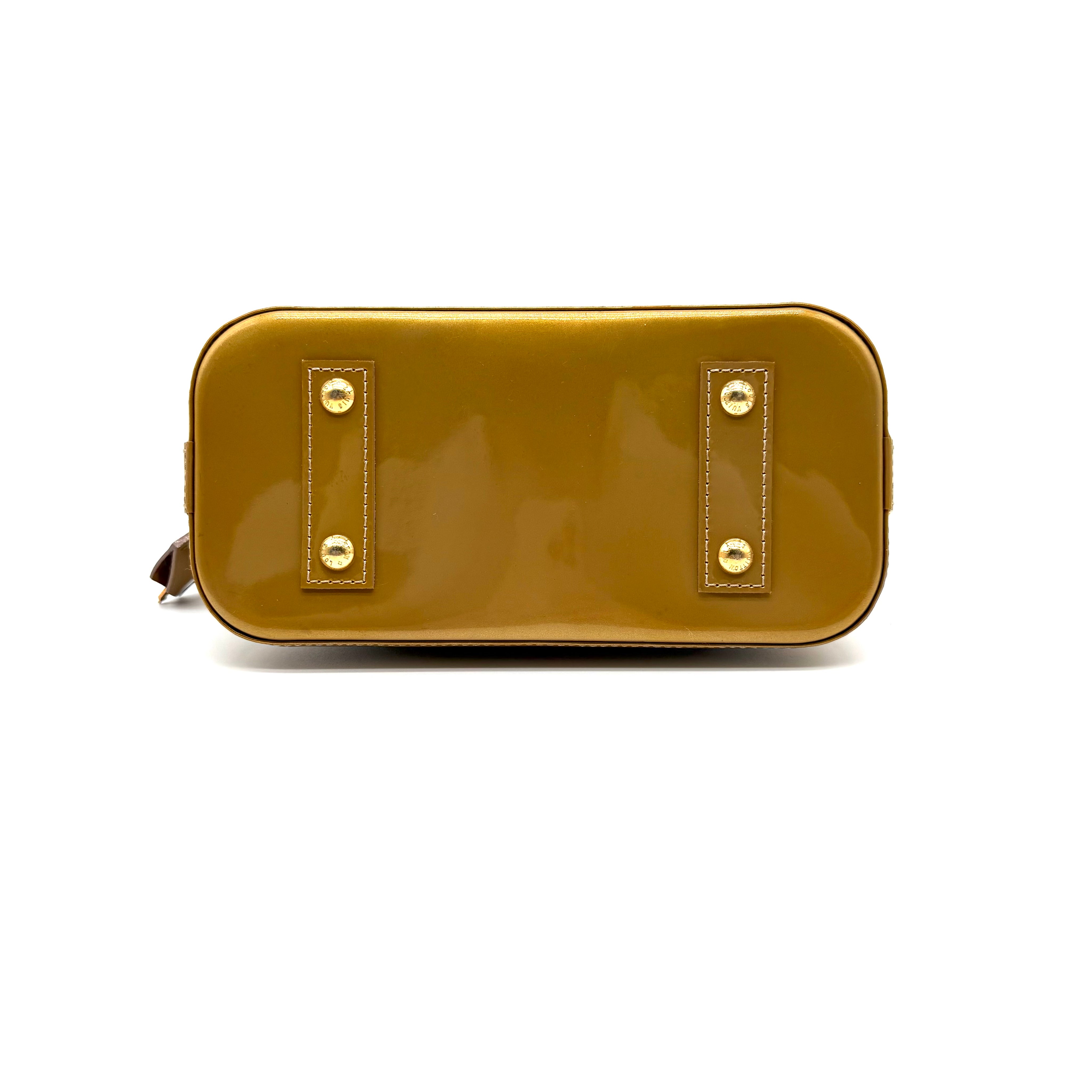 Louis Vuitton Alma BB | Monogram Vernis | Gold Hardware