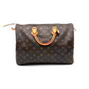 Louis Vuitton Speedy 35 | Monogram Canvas | Gold Hardware