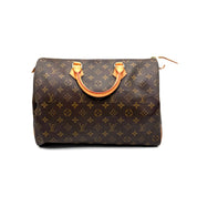 Louis Vuitton Speedy 35 | Monogram Canvas | Gold Hardware
