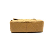 Chanel Vintage CC Tassel Camera Bag | Beige Lambskin | Gold Hardware