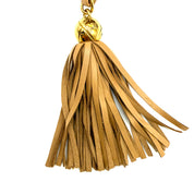 Chanel Vintage CC Tassel Camera Bag | Beige Lambskin | Gold Hardware