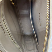 Chanel Vintage CC Tassel Camera Bag | Beige Lambskin | Gold Hardware