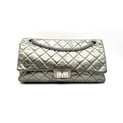 Chanel 2.55 Reissue 227 | Metallic Gunmetal Aged Calfskin | Ruthenium Hardware