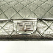 Chanel 2.55 Reissue 227 | Metallic Gunmetal Aged Calfskin | Ruthenium Hardware