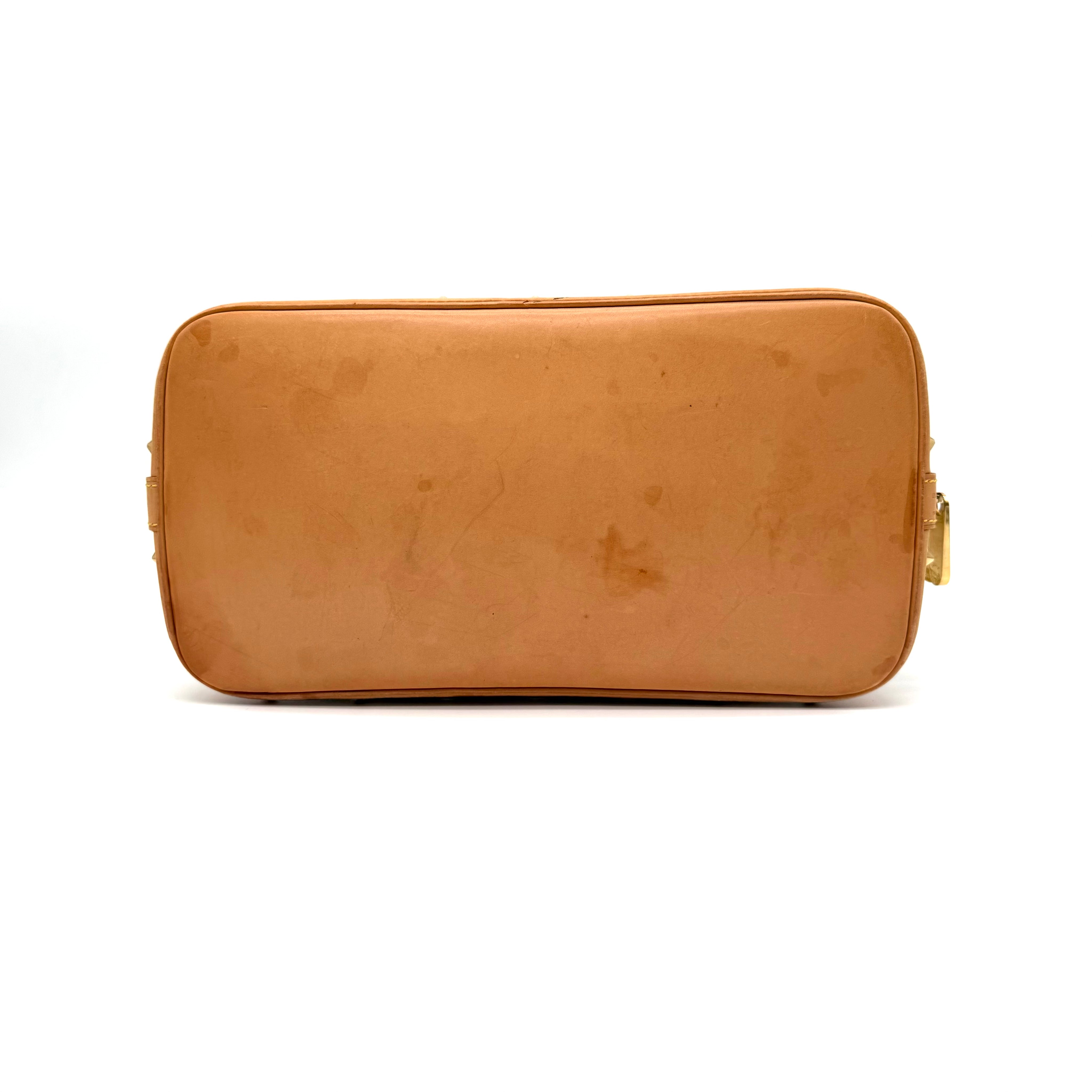 Louis Vuitton Alma MM | White Monogram Multicolore | Gold Hardware