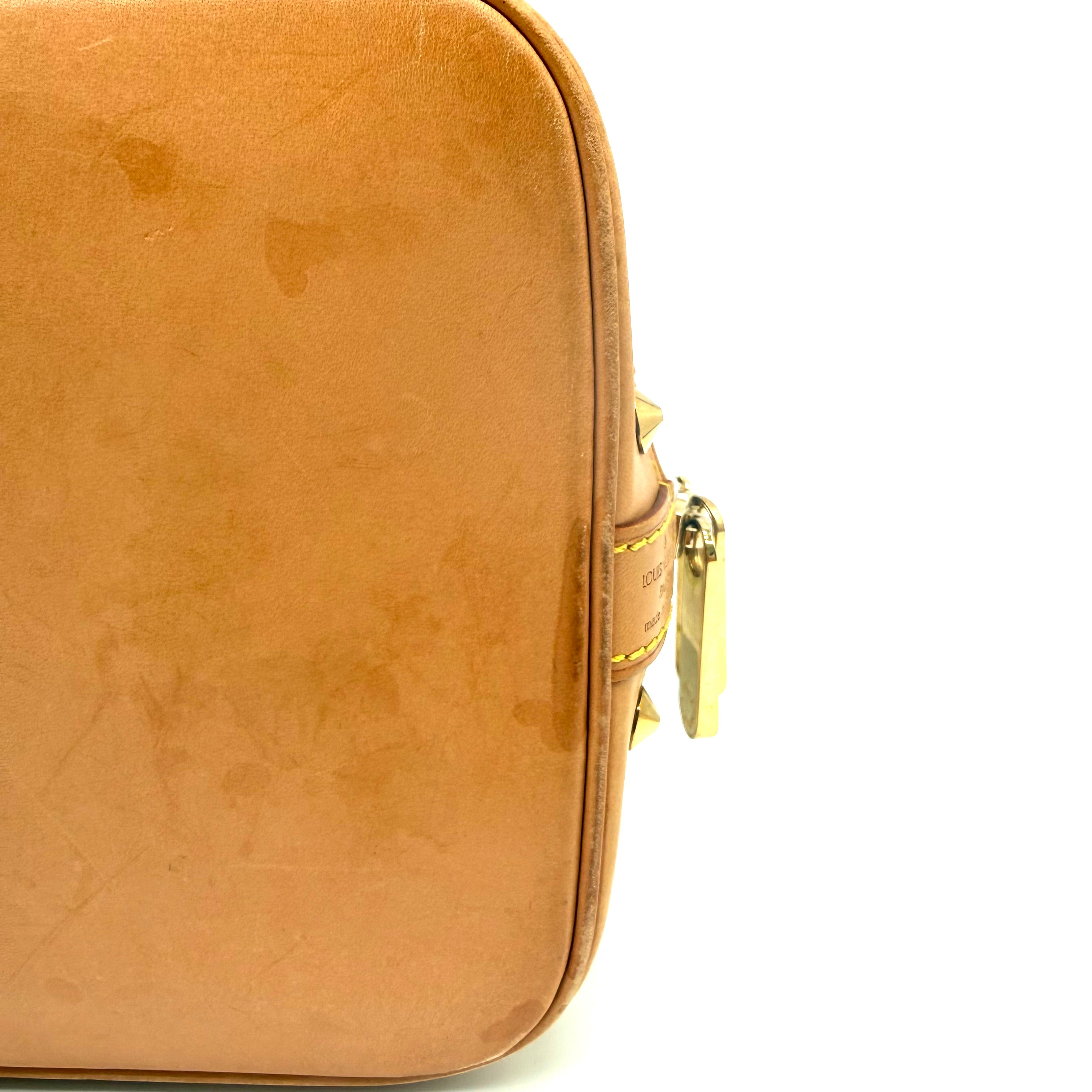 Louis Vuitton Alma MM | White Monogram Multicolore | Gold Hardware