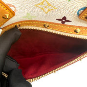 Louis Vuitton Alma MM | White Monogram Multicolore | Gold Hardware