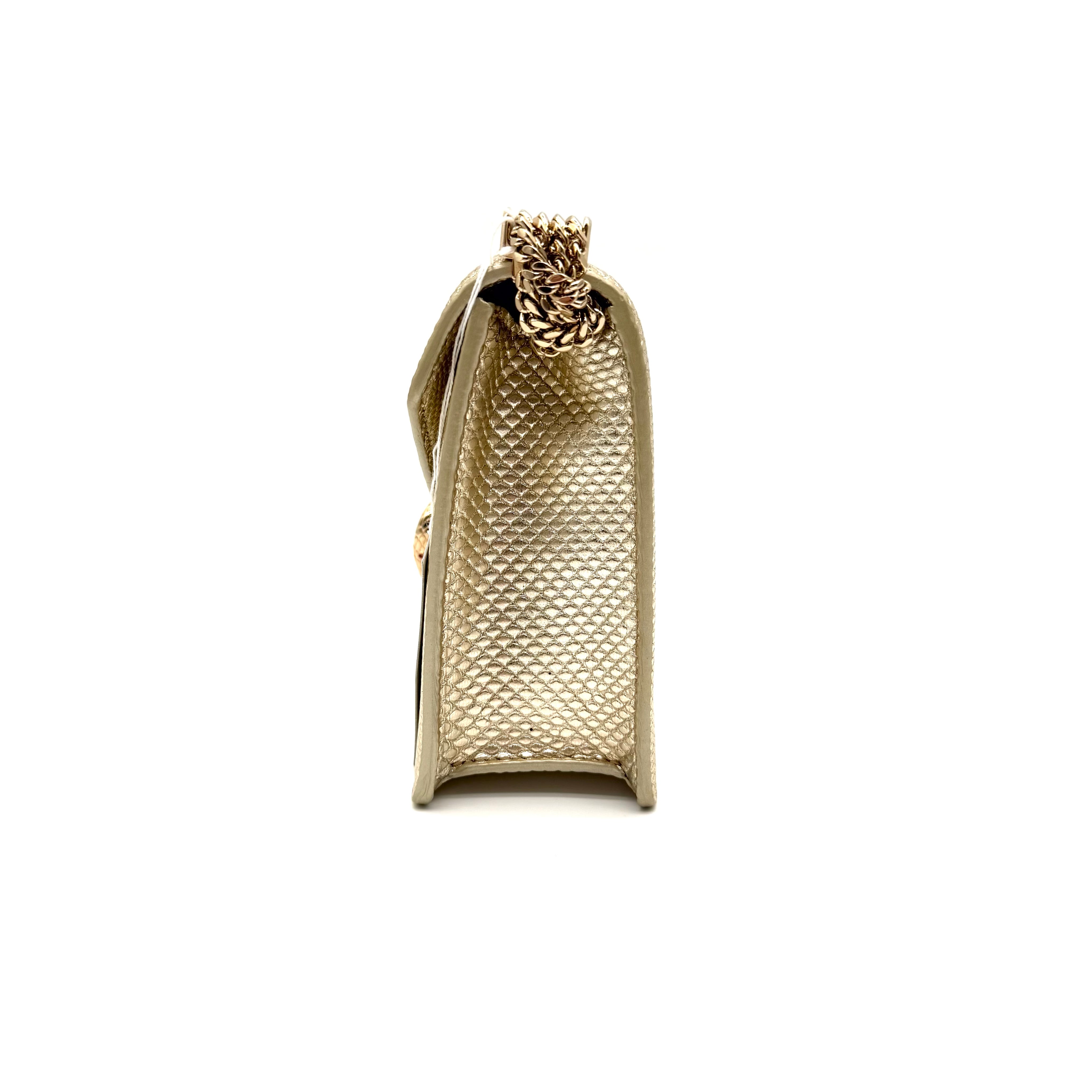 Bvlgari Serpenti Forever | Metallic Gold Leather | Gold Hardware