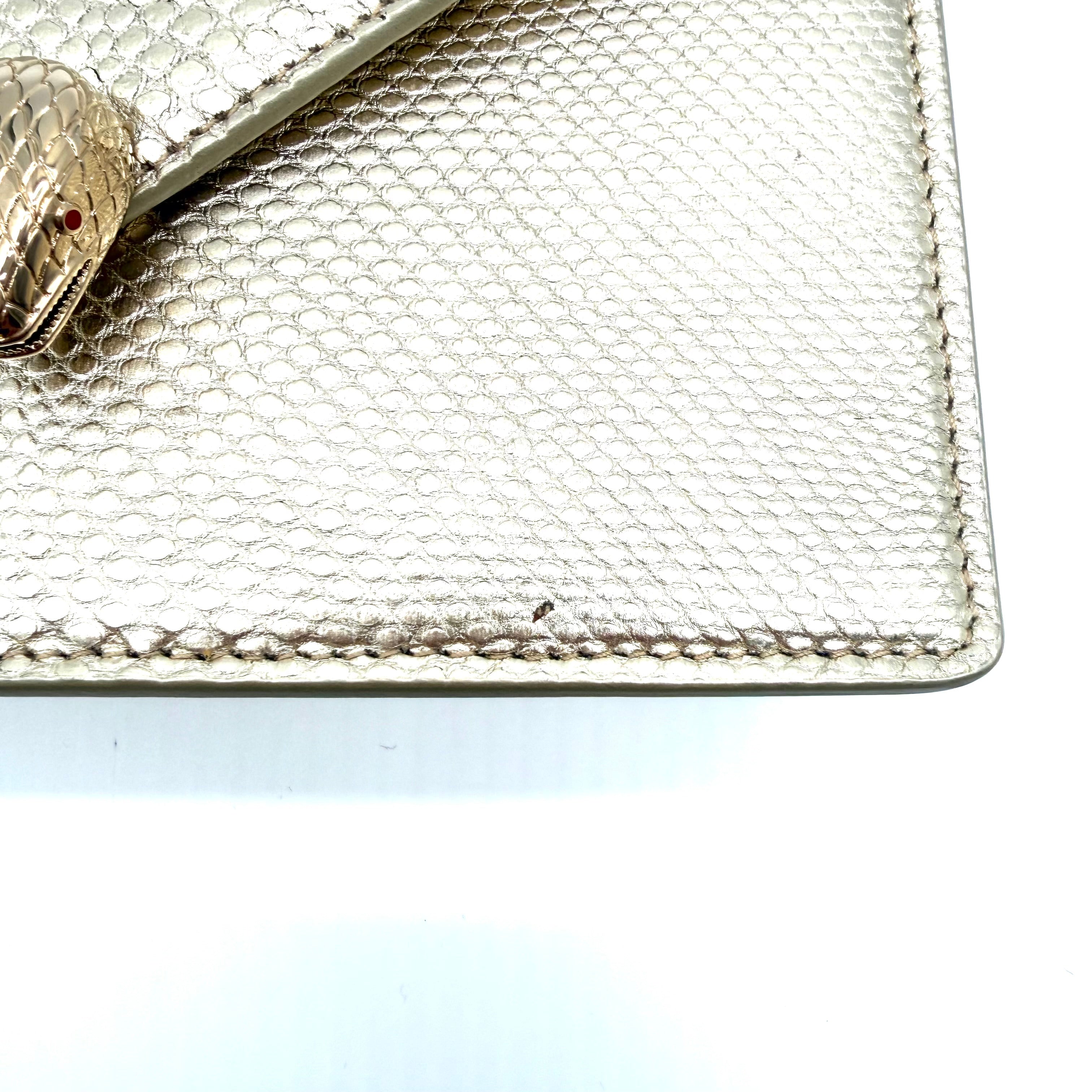 Bvlgari Serpenti Forever | Metallic Gold Leather | Gold Hardware