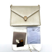 Bvlgari Serpenti Forever | Metallic Gold Leather | Gold Hardware