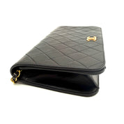 Chanel Vintage Full Flap | Black Quilted Lambskin | Gold Hardware