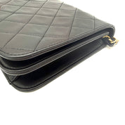 Chanel Vintage Full Flap | Black Quilted Lambskin | Gold Hardware