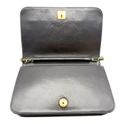Chanel Vintage Full Flap | Black Quilted Lambskin | Gold Hardware