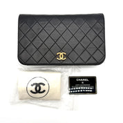 Chanel Vintage Full Flap | Black Quilted Lambskin | Gold Hardware