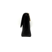 Chanel Vintage Diana Flap | Black Quilted Lambskin | Gold Hardware