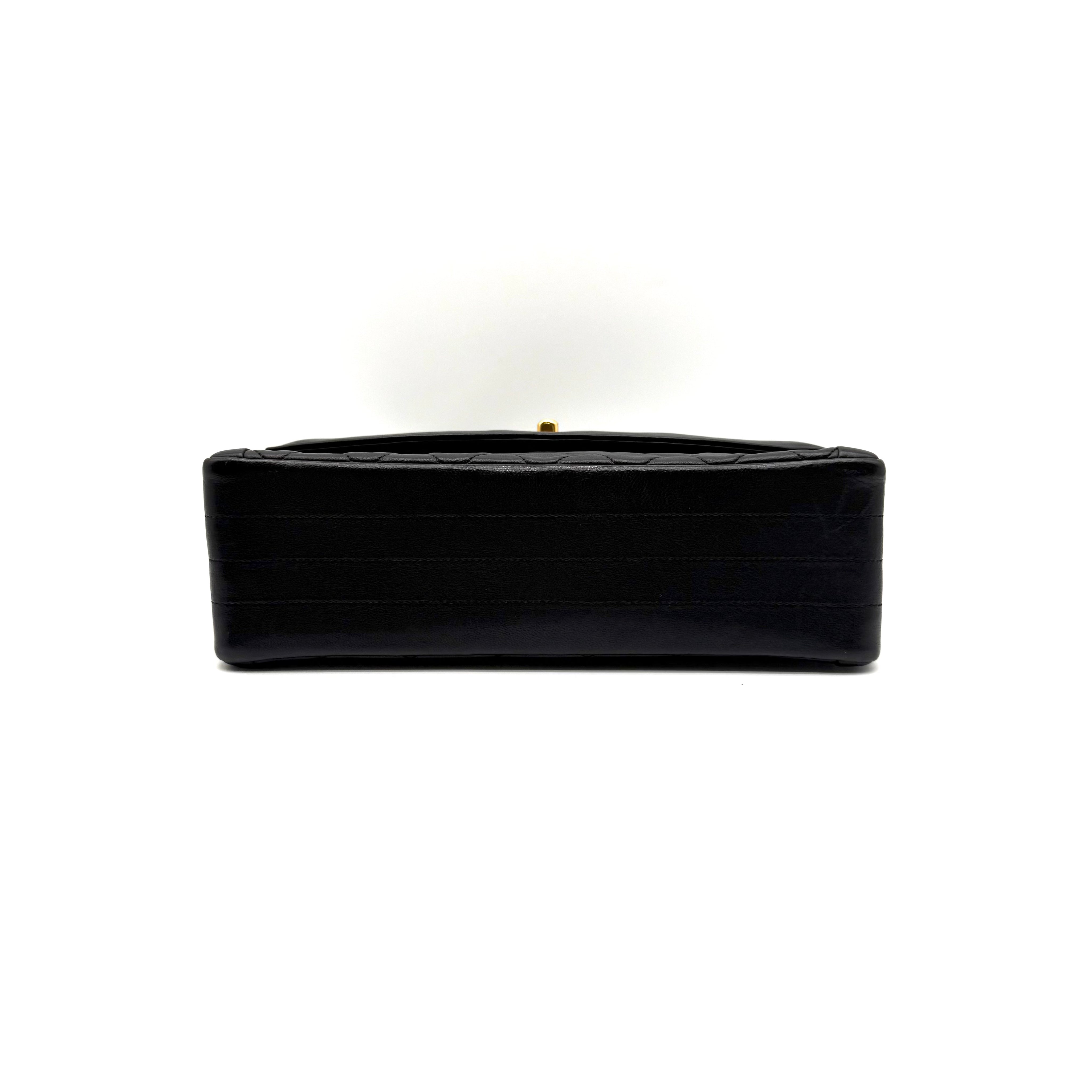 Chanel Vintage Diana Flap | Black Quilted Lambskin | Gold Hardware