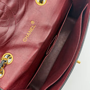 Chanel Vintage Diana Flap | Black Quilted Lambskin | Gold Hardware