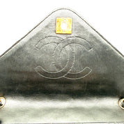 Vintage Chanel Quilted Flap Bag | Black Lambskin | Gold Hardware