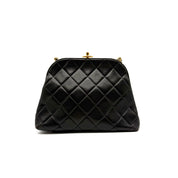 Chanel | Vintage Bombé Frame Bag | Quilted Lambskin | Gold Hardware