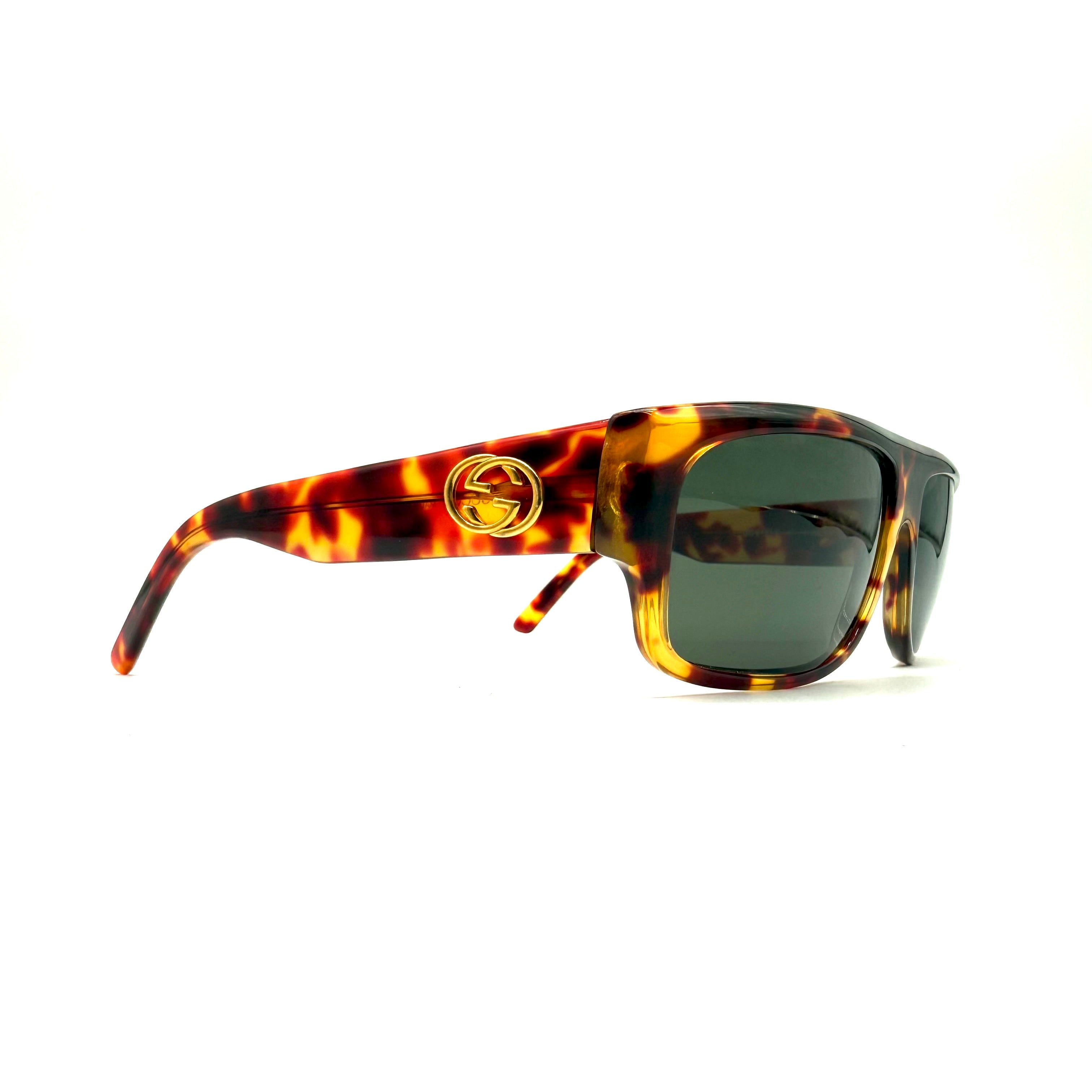 Gucci | Vintage Tortoiseshell Sunglasses | Acetate | Gold GG Hardware