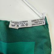 Hermès | "Casques Militaires" Silk Scarf | Green, Gold & Red (85cm)