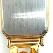 Loewe | Vintage Rectangular Watch | Gold-Plated | Chain & Leather Strap (~16.5cm)