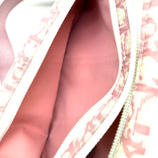 Christian Dior | Trotter Girly Pink Diorissimo Belt Bag | "2" Racing Stripe Detail | White Trim