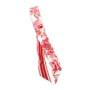 Dior | Toile de Jouy Twilly Silk Scarf | Red & White | Jungle Print