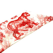 Dior | Toile de Jouy Twilly Silk Scarf | Red & White | Jungle Print